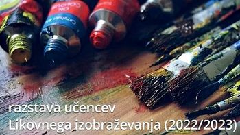 V novomeški knjižnici razstava učencev likovnega izobraževanja