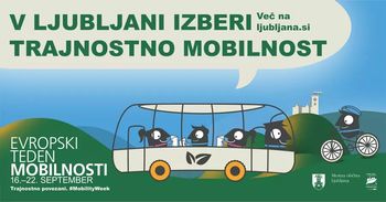 Evropski teden mobilnosti že 22. leto v Ljubljani