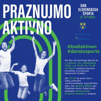 Praznujemo dan slovenskega športa in vrnitev regijske pisarne Olimpijskega komiteja Slovenije (OKS - ZŠZ) v Celje