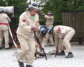 Tekmovanje s starimi brizgalnami