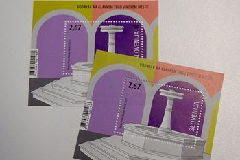 Nova poštna znamka z motivom Kettejevega vodnjaka