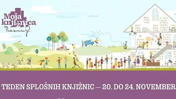 Moja knjižnica praznuje: prihaja Teden splošnih knjižnic