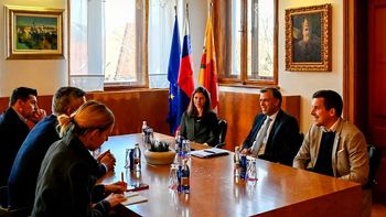 Na rotovžu srečanje župana in evropskega poslanca