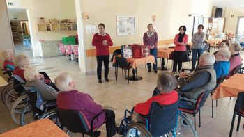 Obisk v domovih za ostarele Obisk v domovih za ostarele