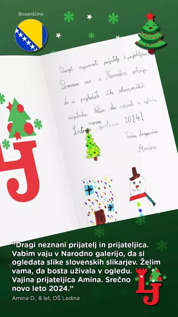 Ljubljanski osnovnošolci voščili vrstnikom po svetu