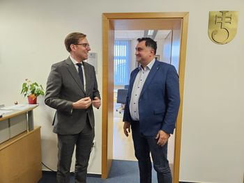 Obisk državnega sekretarja Marka Koprivca na Jesenicah