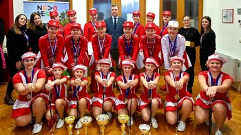 Župan sprejel najboljše mažorete v Evropi