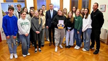 Pri županu vrhunski plesalci Plesnega studia Novo mesto