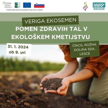 Delavnica Pomen zdravih tal v ekološkem kmetijstvu