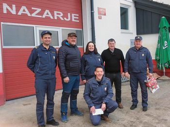 Donacija PGD Sodražica in Velike poljane za pomoč pri odpravi posledic poplav
