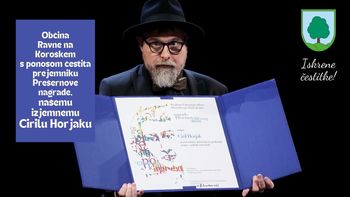 Ciril Horjak prejemnik najvišjega kulturnega priznanja v Republiki Sloveniji