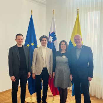 Luka Mesec obiskal Celje