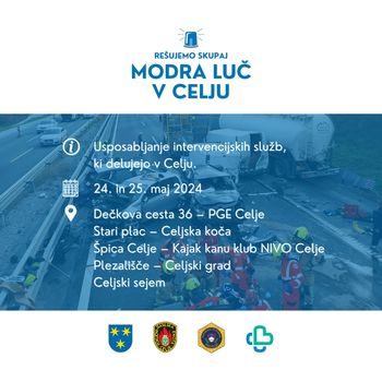 Rešujemo skupaj – modra luč v Celju