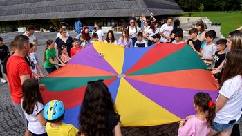 Olimpijski center gostil športni dogodek za priseljene družine