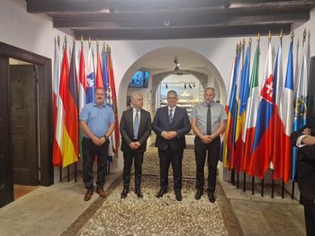 Slovenski in italijanski minister za notranje zadeve sta obiskala Kobarid
