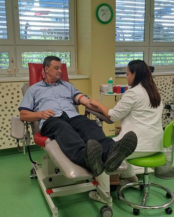 Jože Uršič stotič daroval kri