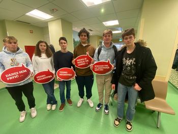 Študentska in dijaški krvodajalski akciji