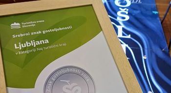 Ljubljana prejela srebrni znak gostoljubnosti