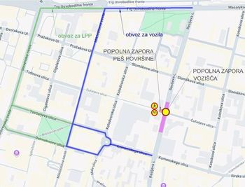 Prenavljamo za vas: zapora Resljeve v križišču s Čufarjevo