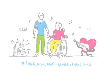 VSI! mladi, zdravi, enaki – GLASBA = ENAKO za vse