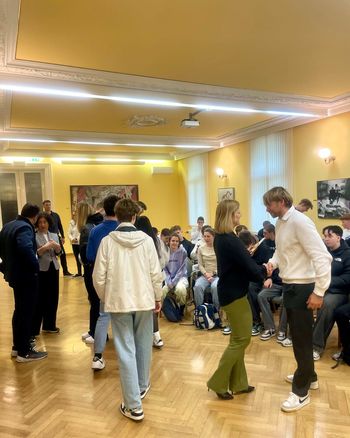 Obisk mladih gimnazijcev iz partnerskega mesta Singen Obisk mladih gimnazijcev iz partnerskega mesta Singen