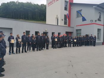 Najboljše ekipe mladinskega gasilskega tekmovanja iz društev GPO Mokronog-Trebelno