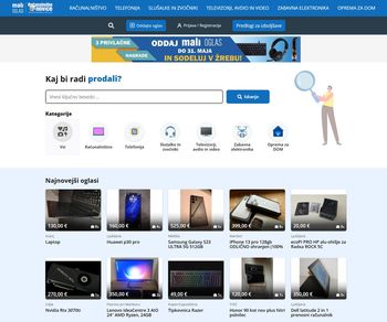 Izkoristi UI pri oddaji malega oglasa, iščeš lahko v svojem okolišu