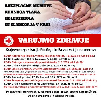 Izmerite si krvne vrednosti še pred poletjem