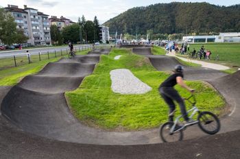 Začasna zapora kolesarskega poligona Pumptrack Litija