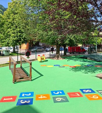 Prenovljeno igrišče v enoti Angelce Ocepek Vrtca Jesenice