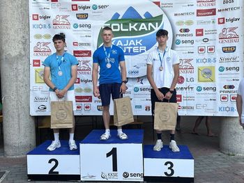 Luka Žagar - zmagovalec evropskega pokala na divjih vodah v Solkanu