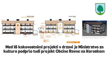 Med 18 kakovostnimi projekti v državi je Ministrstvo za kulturo podprlo tudi projekt Občine Ravne na Koroškem - Personal