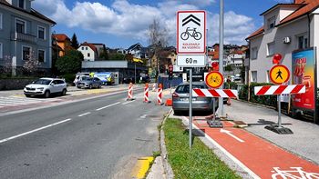 Popolna zapora odseka Seidlove ceste - 17. 6. 2025
