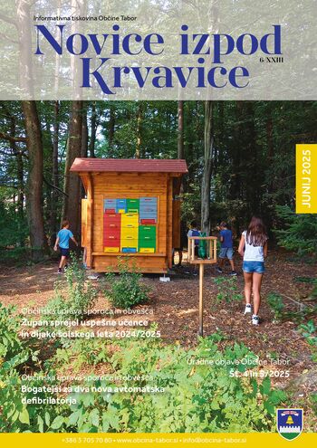 Novice izpod Krvavice - junij 2025