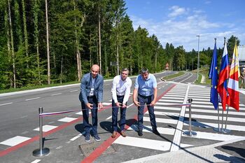 Do Olimpijskega centra Novo mesto vodi nova cesta