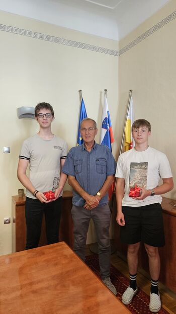 Župan sprejel zlata maturanta konjiške gimnazije
