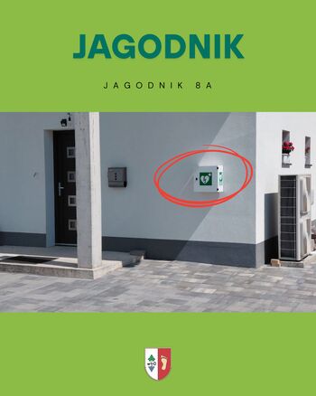 Mreža defibrilatorjev v občini okrepljena – novi AED na Jagodniku