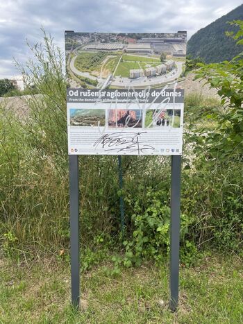 Informacijske table na Hrenovci znova tarča vandalov