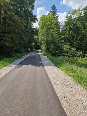 GRADNJA KOLESARSKE POTI POD MATAJURJEM V ZAKLJUČNI FAZI