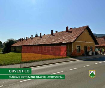 OBVESTILO OBČANOM O RUŠITVI PROVIZORIJA