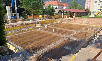 Gradnja novega vrtca Julke Pibernik napreduje po načrtih
