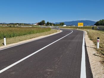 Odprtje ceste, ki bo razbremenila promet v KS Ljubečna 