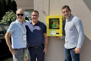 Mestna občina in Društvo AED skupaj za širitev mreže defibrilatorjev