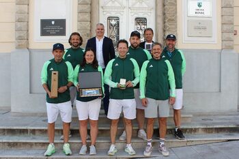 SPREJEM EKIPE FOOTGOLF KLUBA POSOČJE BOVEC PRI ŽUPANU SPREJEM EKIPE FOOTGOLF KLUBA POSOČJE BOVEC PRI ŽUPANU