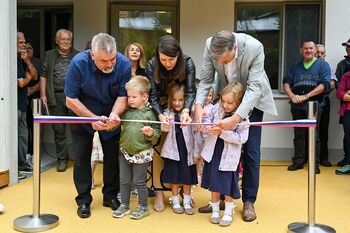 Stari šoli v Gabrju s prenovo dali nov namen: nastal je vrtec Cvetnik