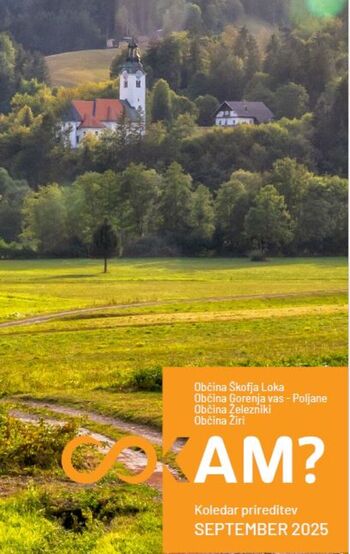 Koledar septembrskih dogodkov na Škofjeloškem