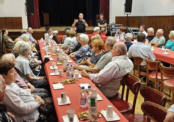 Družabno srečanje starejših v Šmarju - Sapu