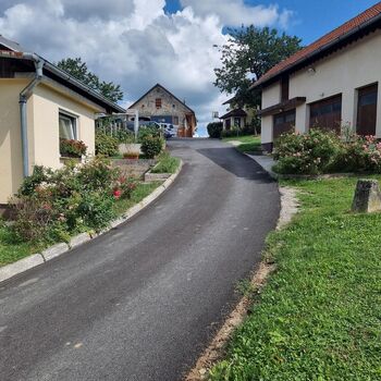 Obnova ceste v Škalcah