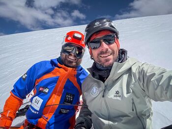 Nova alpinistična smer v Karakorumu: Aleš Česen in Lukas Worle osvojila deviški šesttisočak