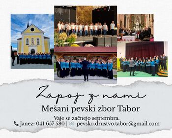 Vabilo novim pevcem Vabilo novim pevcem